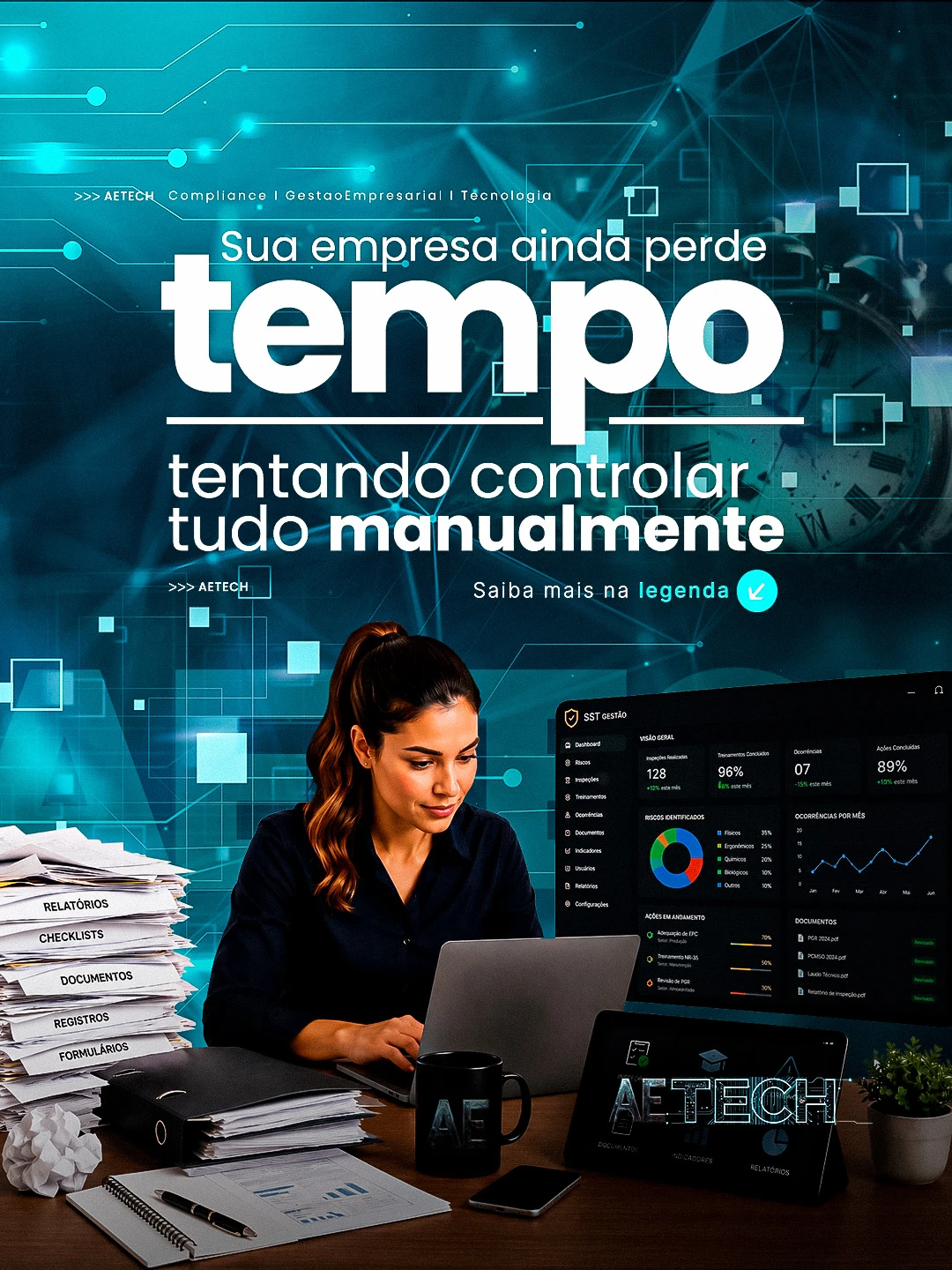 Julho · AETECH — Sua empresa ainda erde tempo