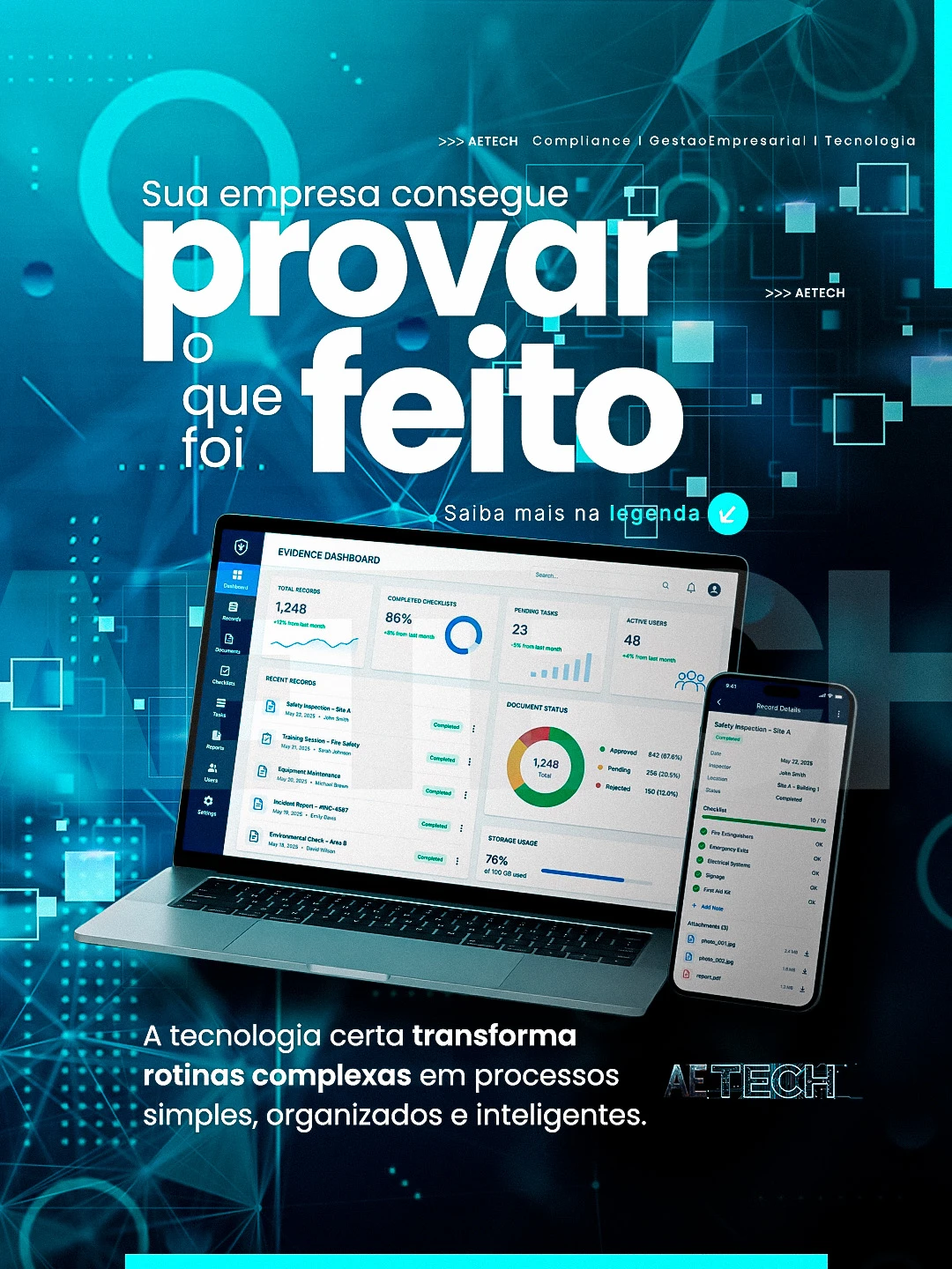 Julho · AETECH — Sua empresa consegue provaro que foi feito