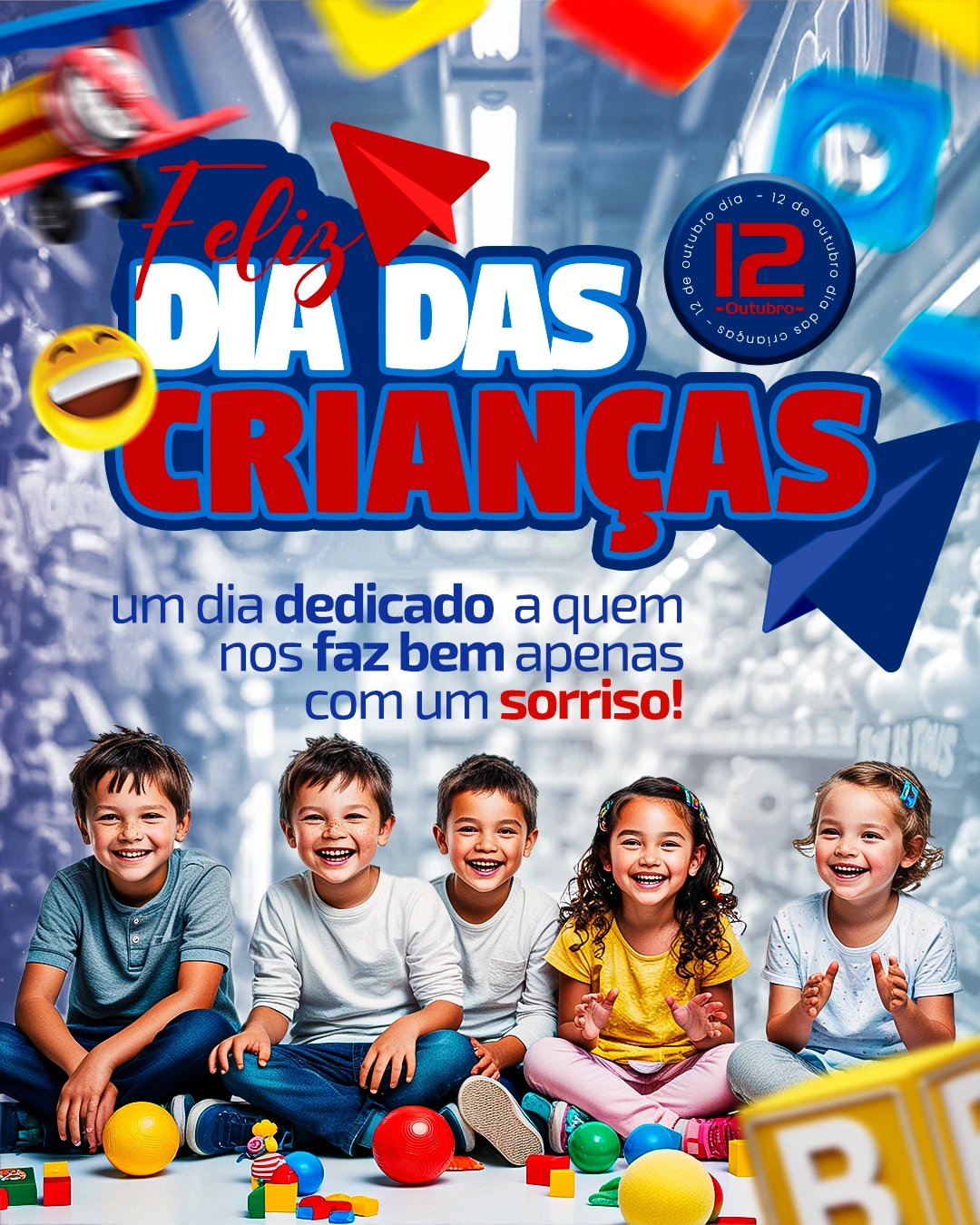 Dia das Crianças — arte 1, versão para Feed