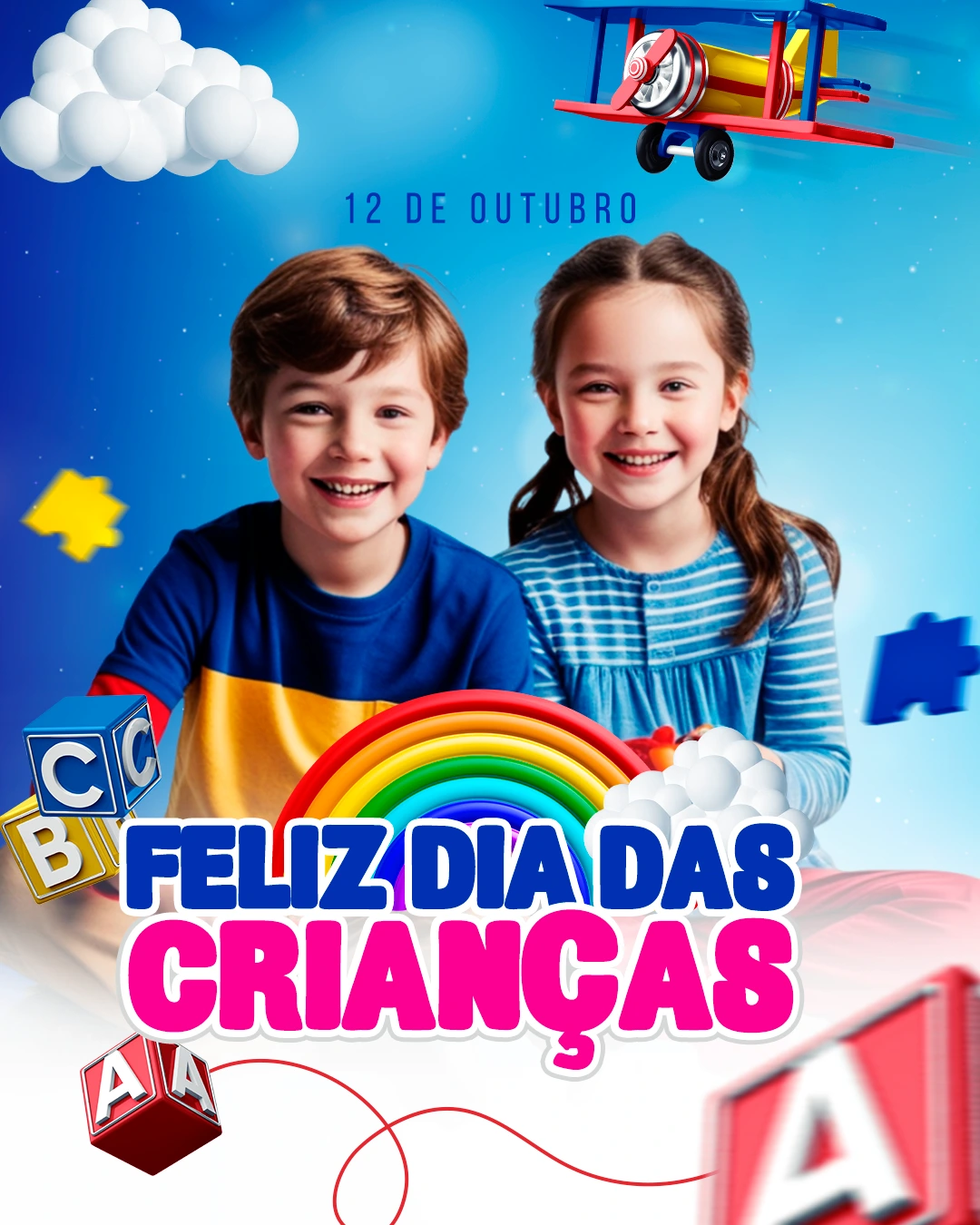 Dia das Crianças — arte 3, versão para Feed