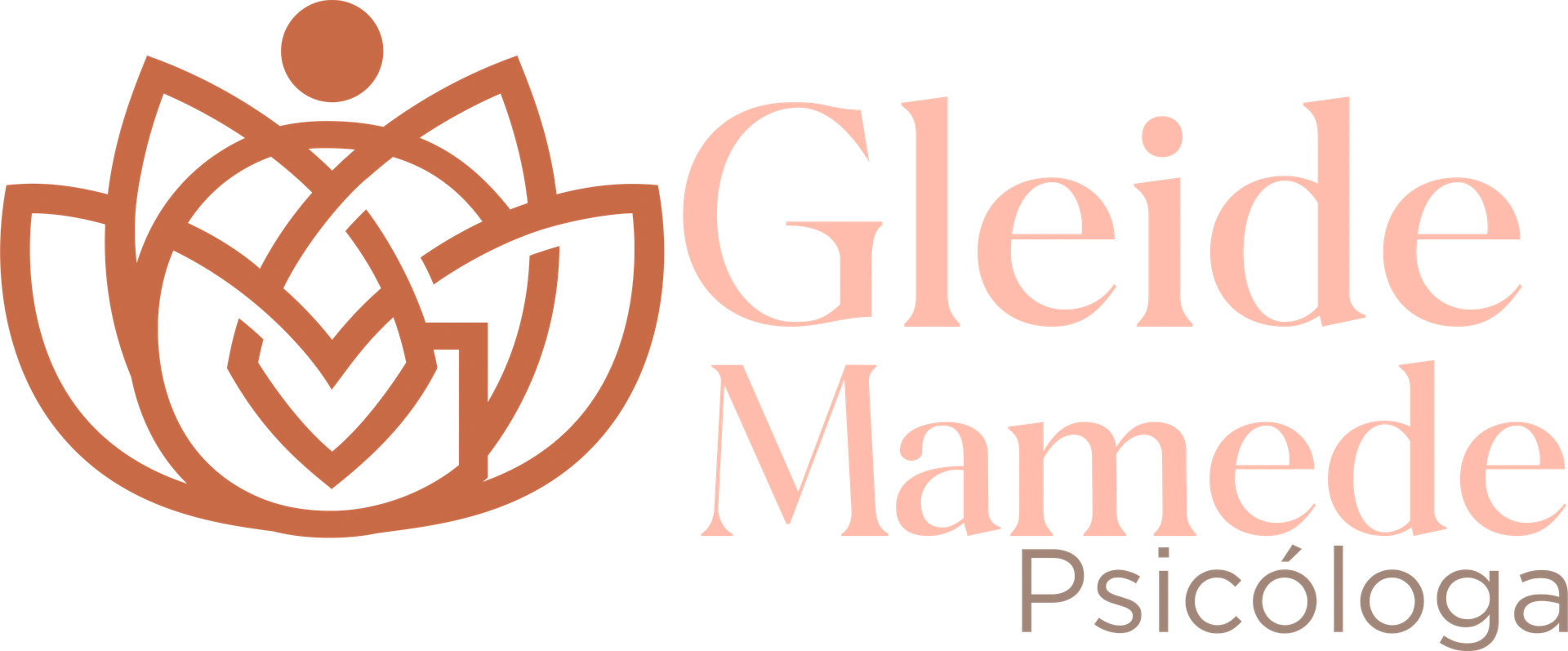 Gleide Mamede — Marca em rosé e terracota